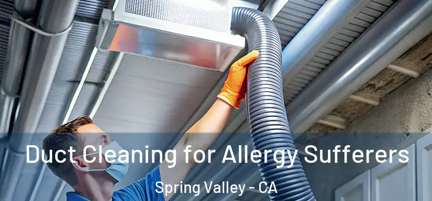  Duct Cleaning for Allergy Sufferers Spring Valley - CA