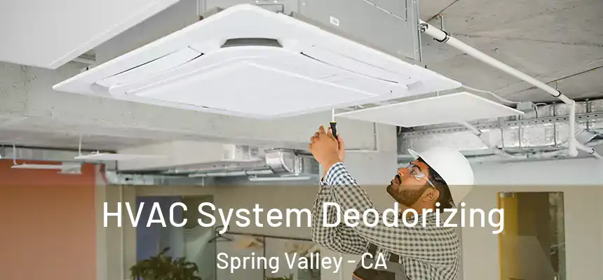  HVAC System Deodorizing Spring Valley - CA